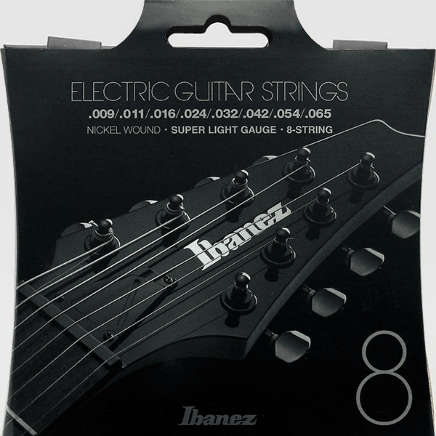 Ibanez Electric Guitar Strings Ibanez IEGS8 Electric Guitar 8-String Set - 9-65