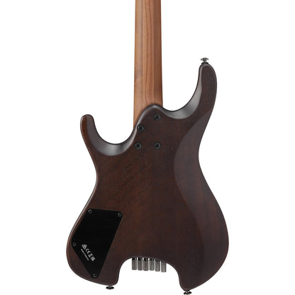 Ibanez Electric Guitars Antique Brown Stained Ibanez Q52PB Headless Electric Guitar with Gig Bag 