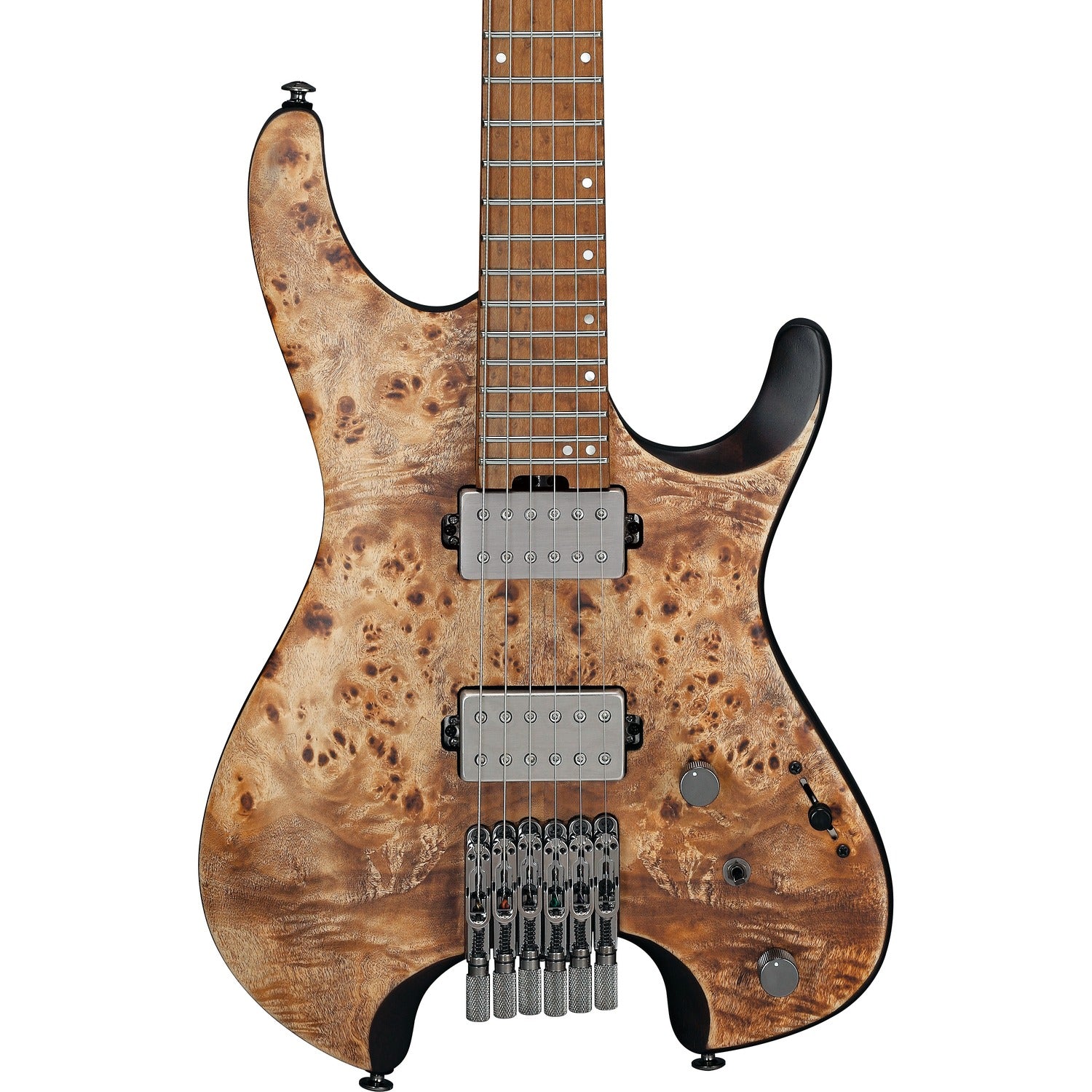Ibanez Electric Guitars Antique Brown Stained Ibanez Q52PB Headless Electric Guitar with Gig Bag 
