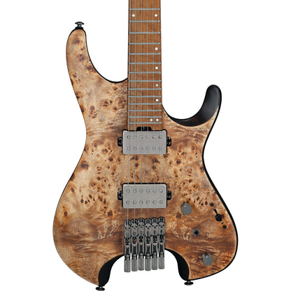 Ibanez Electric Guitars Antique Brown Stained Ibanez Q52PB Headless Electric Guitar with Gig Bag 