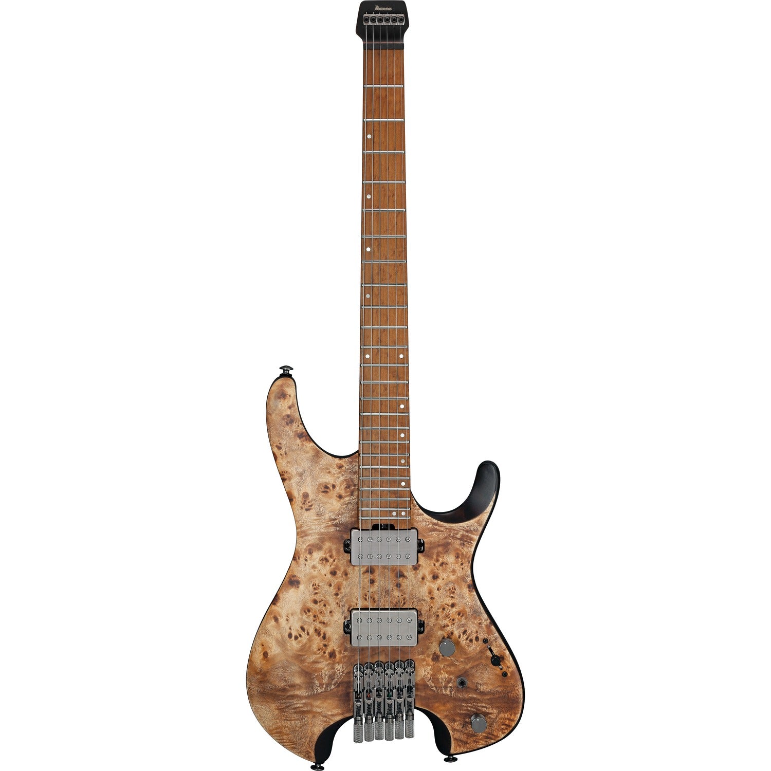 Ibanez Electric Guitars Antique Brown Stained Ibanez Q52PB Headless Electric Guitar with Gig Bag #color_antique-brown-stained