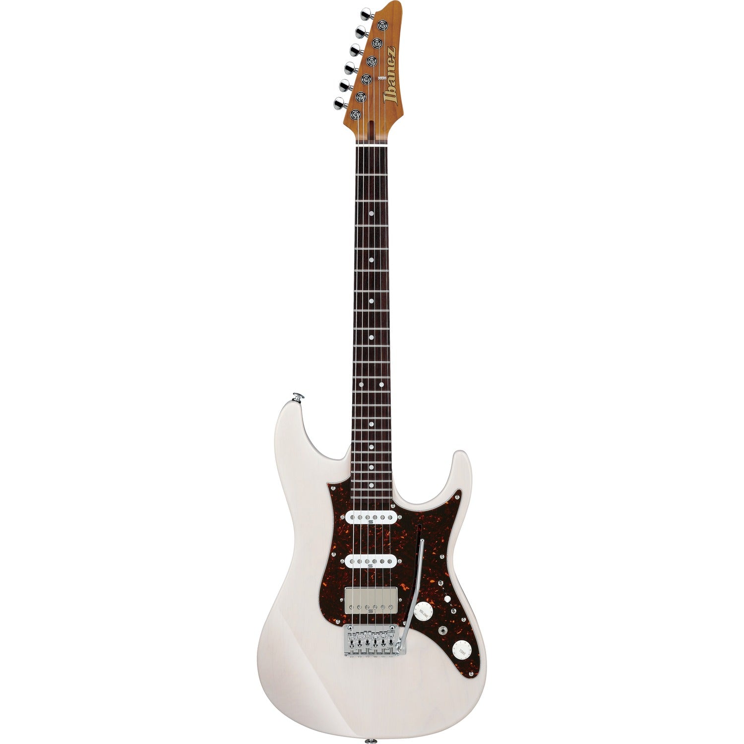 Ibanez Electric Guitars Antique White Blonde Ibanez AZ2204N AZ Prestige Series 6 String Electric Guitar with Case