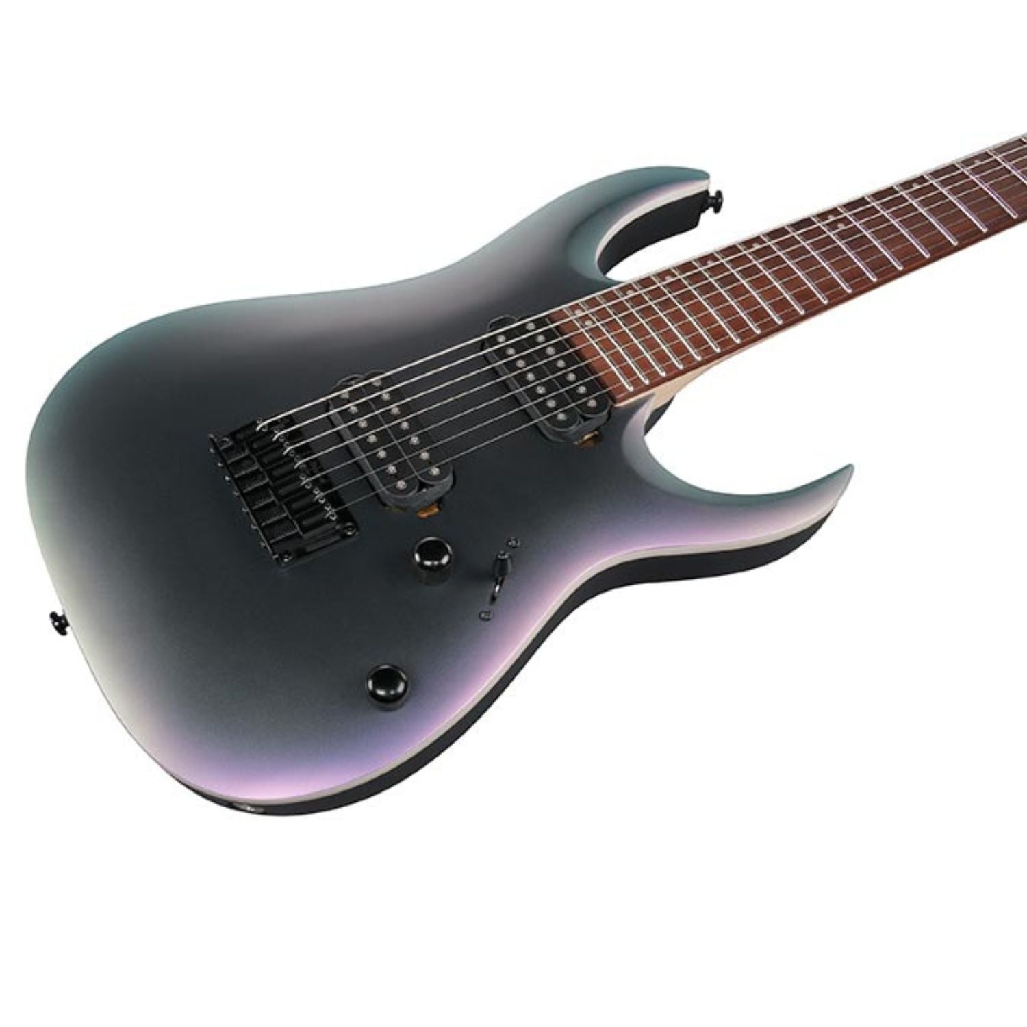 Ibanez Electric Guitars Black Aurora Burst Matte Ibanez RGA742EX RGA Series 7 String Electric Guitar