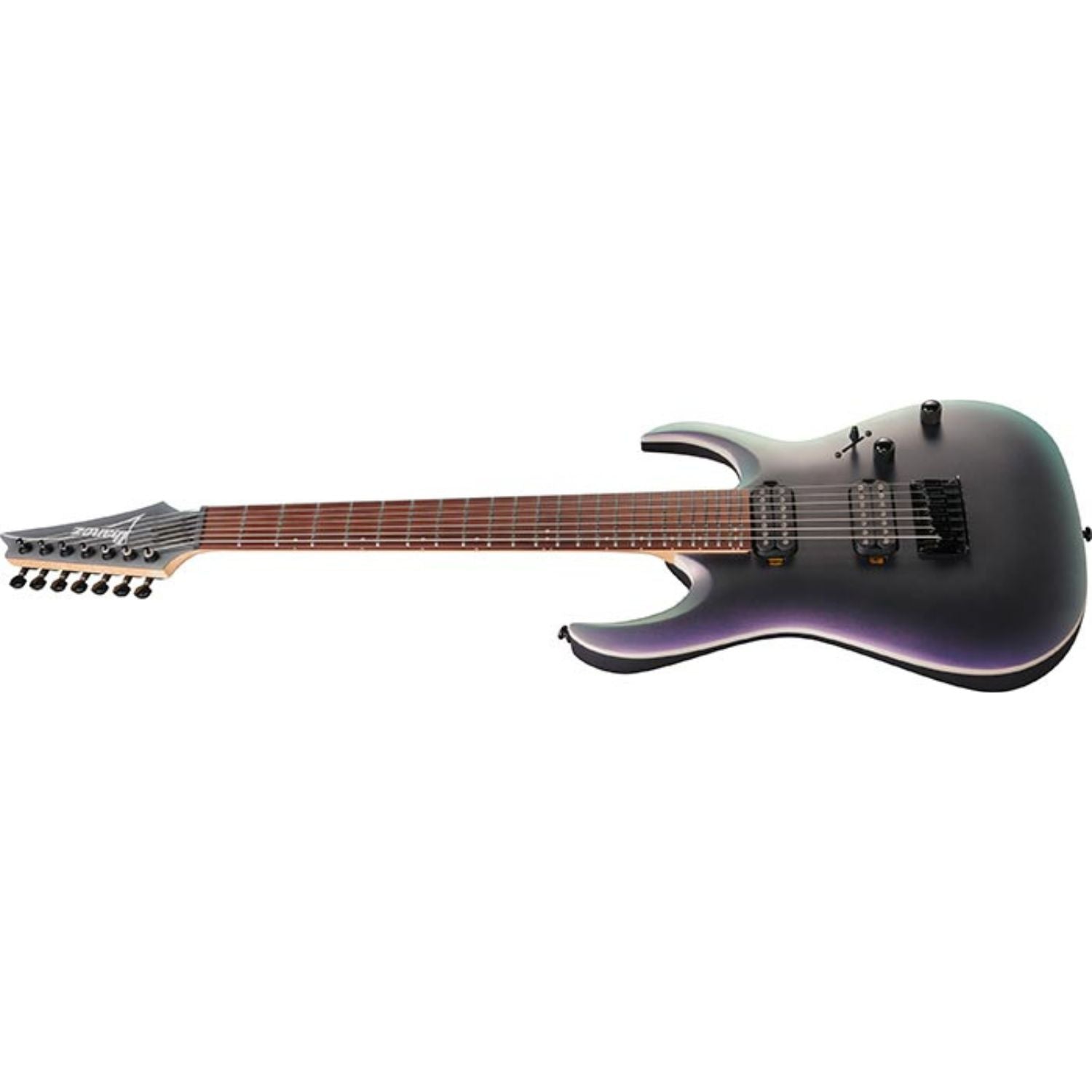 Ibanez Electric Guitars Black Aurora Burst Matte Ibanez RGA742EX RGA Series 7 String Electric Guitar