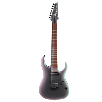 Ibanez Electric Guitars Black Aurora Burst Matte Ibanez RGA742EX RGA Series 7 String Electric Guitar