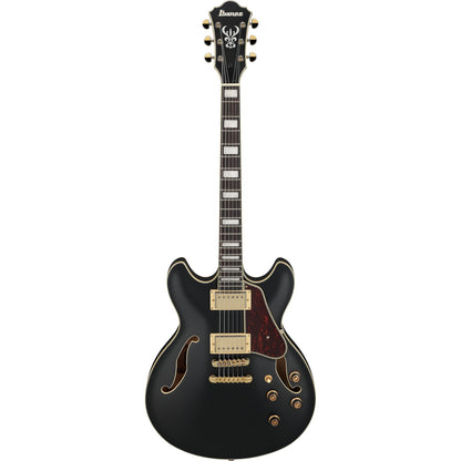 Ibanez Electric Guitars Black Flat Ibanez AS73G Artcore Series Hollow Body Electric Guitar 