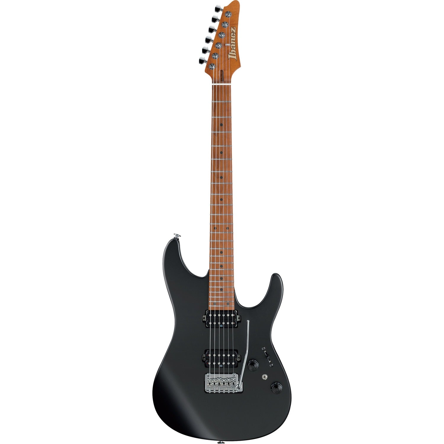 Ibanez Electric Guitars Black Flat Ibanez AZ-2402 Prestige Series 6-String Electric Guitar with Case