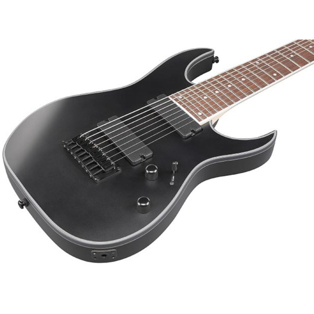 Ibanez Electric Guitars Black Flat Ibanez RG8EX 8 String Electric Guitar