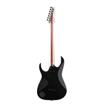 Ibanez Electric Guitars Black Flat Ibanez RGIXL7 RG Iron Label 7 String Electric Guitar - Black Flat