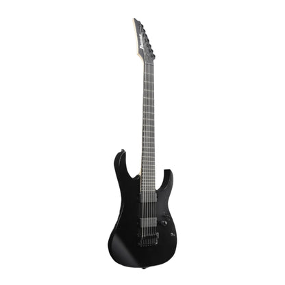 Ibanez Electric Guitars Black Flat Ibanez RGIXL7 RG Iron Label 7 String Electric Guitar - Black Flat