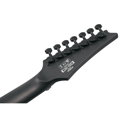 Ibanez Electric Guitars Black Flat Ibanez X IronLabel Series XPTB720 7 String Electric Guitar