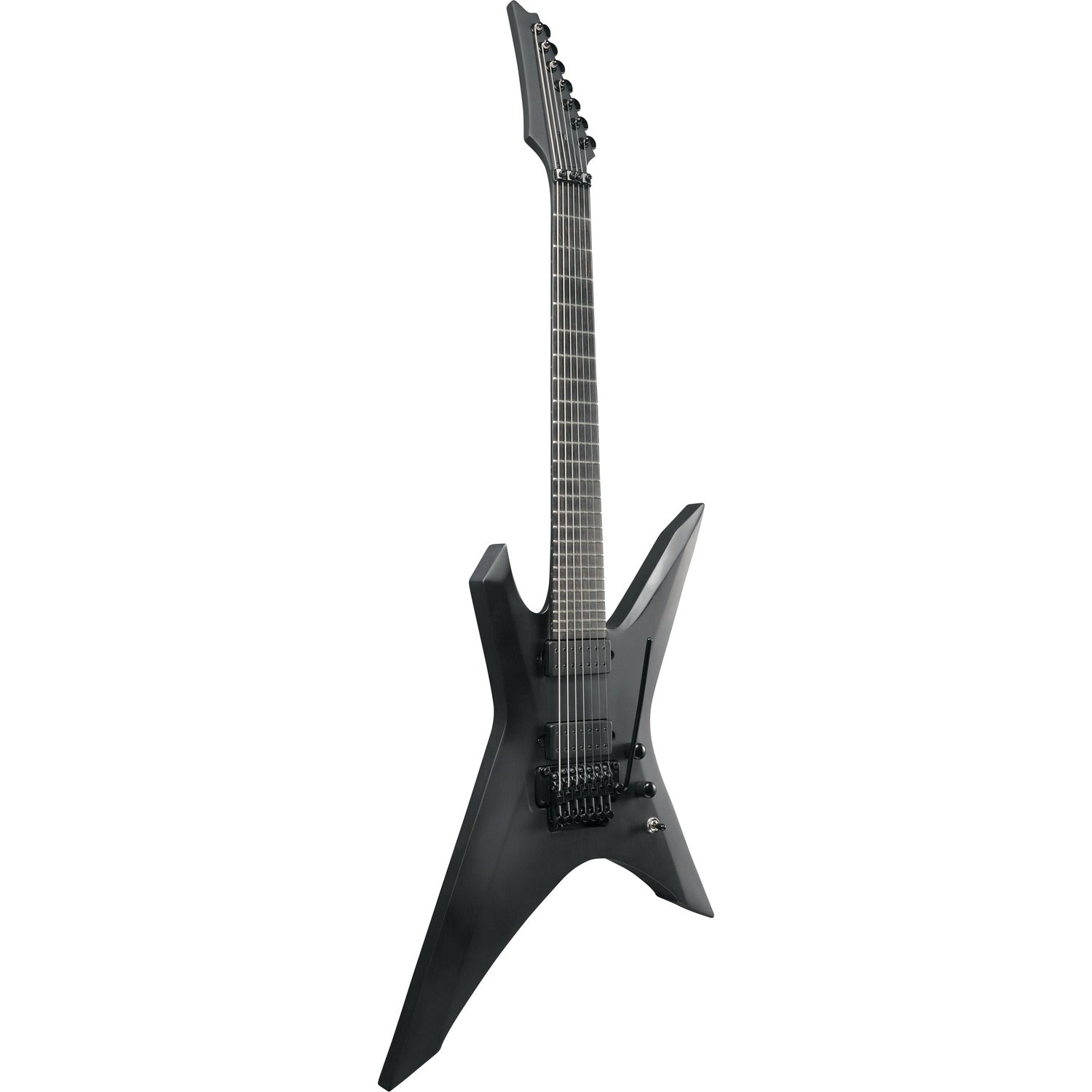 Ibanez Electric Guitars Black Flat Ibanez X IronLabel Series XPTB720 7 String Electric Guitar
