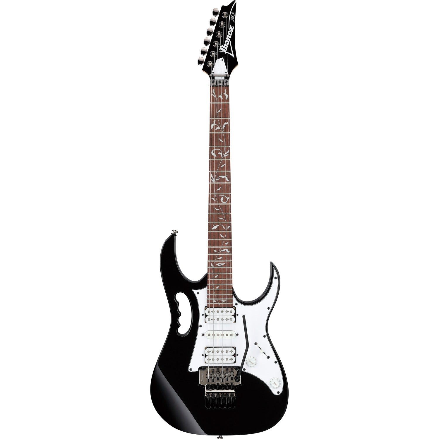 Ibanez Electric Guitars Black Ibanez JEMJR Steve Vai Signature Electric Guitar#color_black