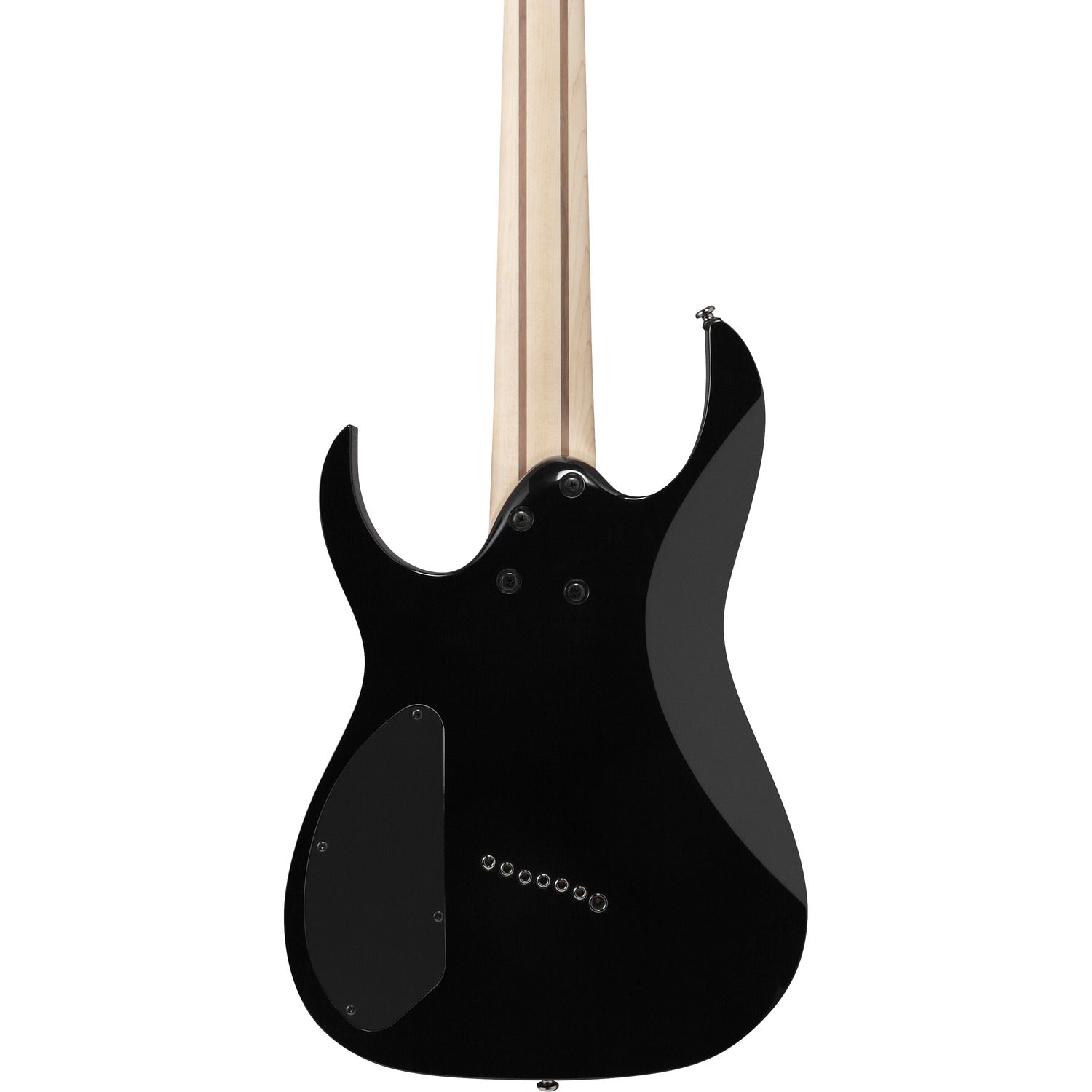 Ibanez Electric Guitars Black Ibanez RGMS7 RG Standard Multi Scale 7 String Electric Guitar - Black 