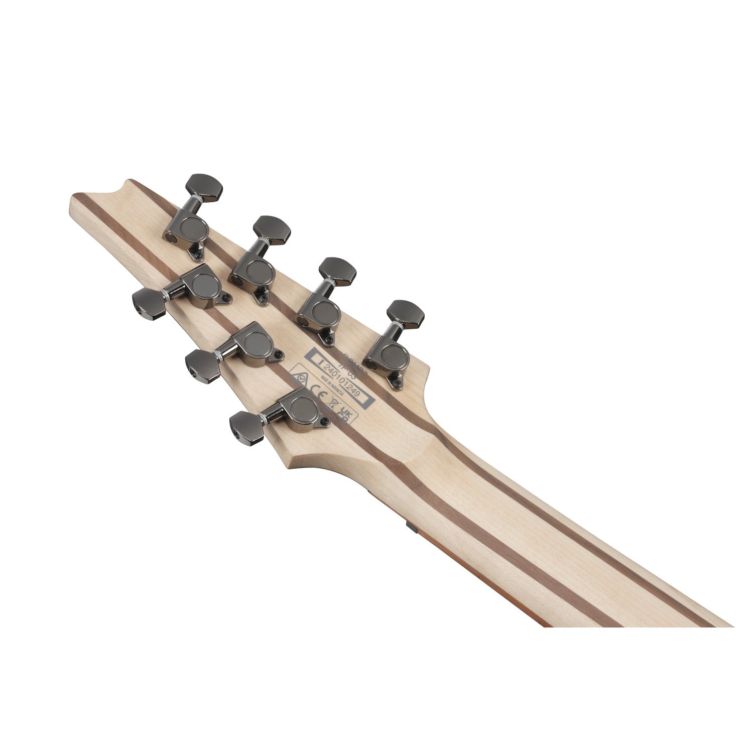 Ibanez Electric Guitars Black Ibanez RGMS7 RG Standard Multi Scale 7 String Electric Guitar - Black 