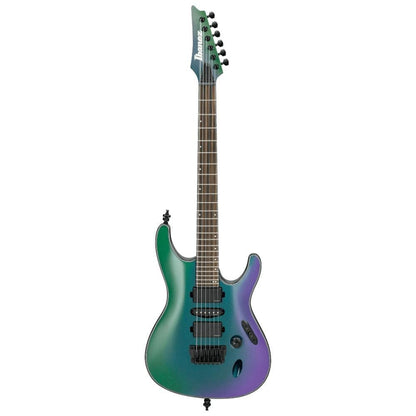 ibanez electric guitars blue chameleon ibanez s671alb s axion label series electric guitar    