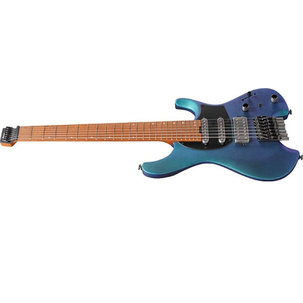ibanez electric guitars blue chameleon metallic matte ibanez q547 electric guitar with gig bag     