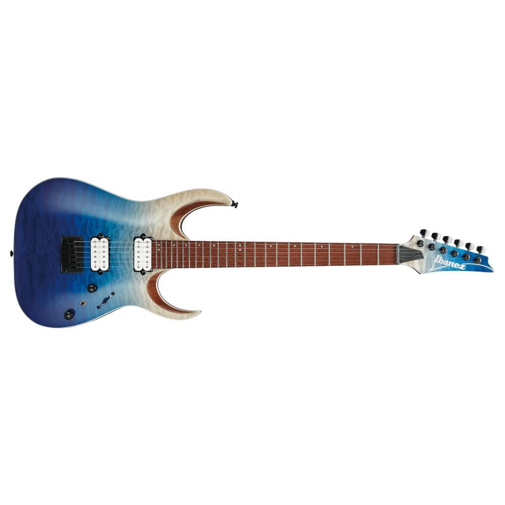 ibanez electric guitars blue iceberg gradation ibanez rga42hpqm rga standard series 6 string electric guitar   