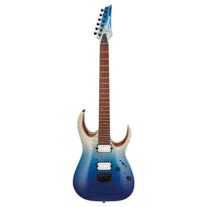 ibanez electric guitars blue iceberg gradation ibanez rga42hpqm rga standard series 6 string electric guitar   