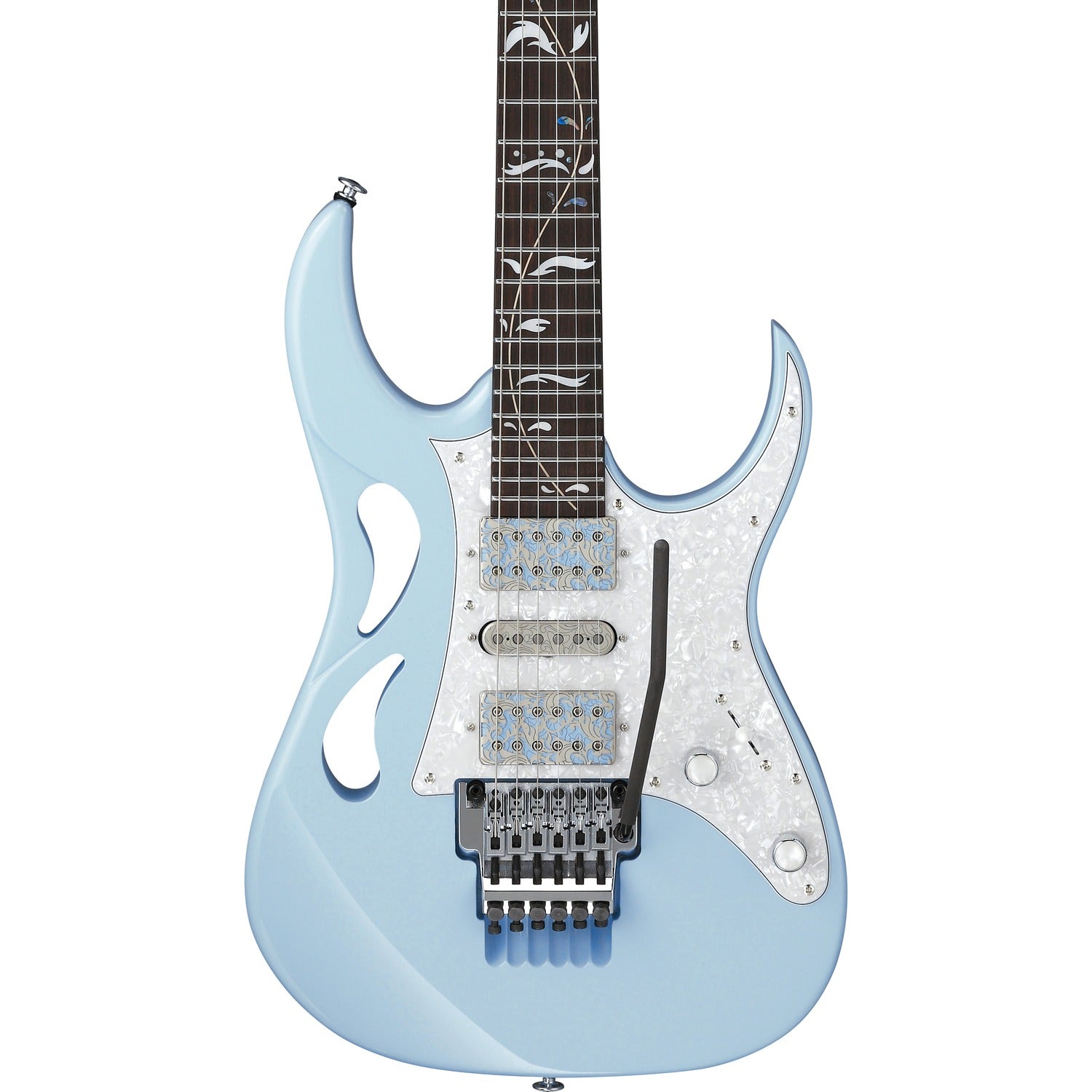 Ibanez Electric Guitars Blue Powder Ibanez PIA3761C Steve Vai Signature 6 String Electric Guitar