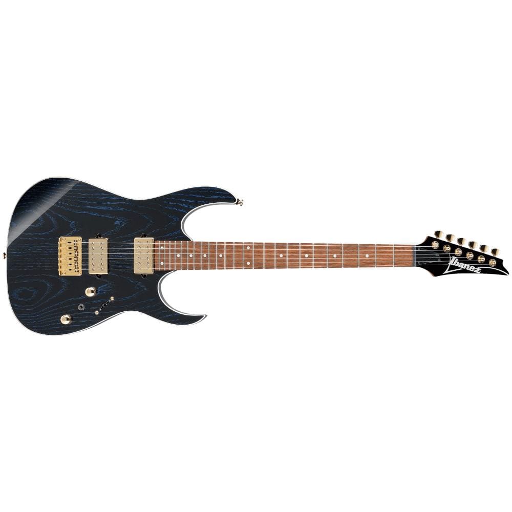 ibanez electric guitars blue wave black ibanez rg421hpah rg standard 6 string electric guitar - blue wave black   