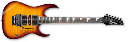 Ibanez Electric Guitars Brown Burst Ibanez RG470FM Electric Guitar - Flamed Maple Top