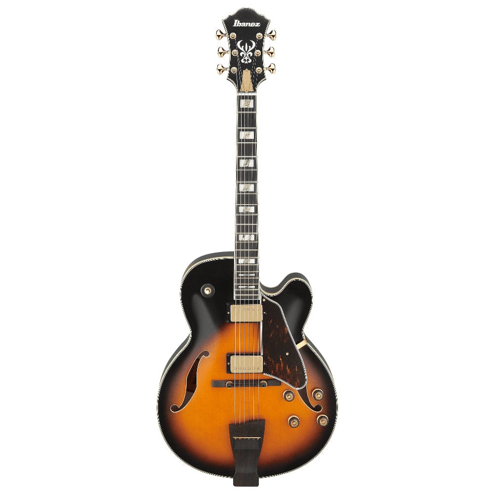 ibanez electric guitars brown sunburst ibanez af artstar series hollow body 6 string electric guitar     