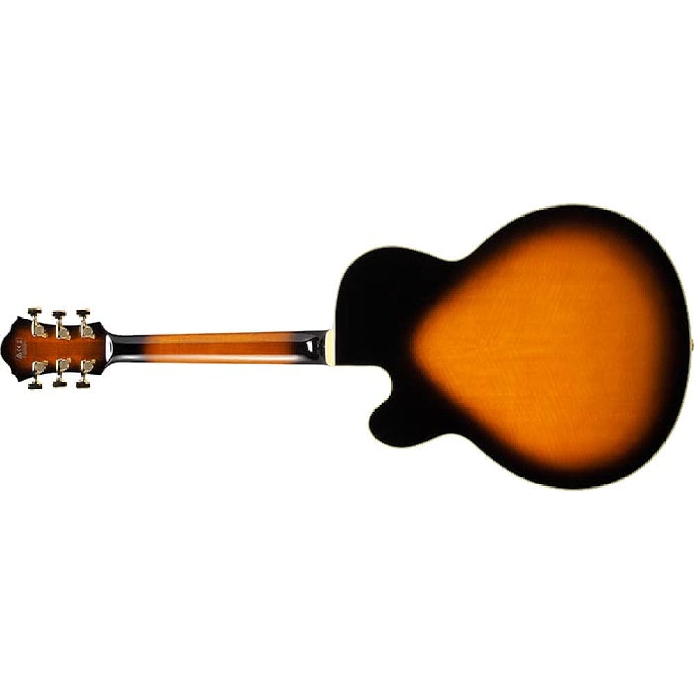 ibanez electric guitars brown sunburst ibanez af artstar series hollow body 6 string electric guitar     