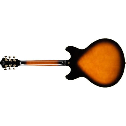 ibanez electric guitars brown sunburst ibanez as artstar series hollow body 6 string electric guitar     
