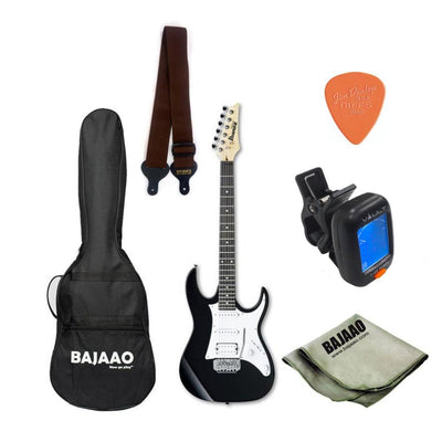 Ibanez GRX40 Standard Electric Guitar Bundle - Black Night/Tri Fade Burst