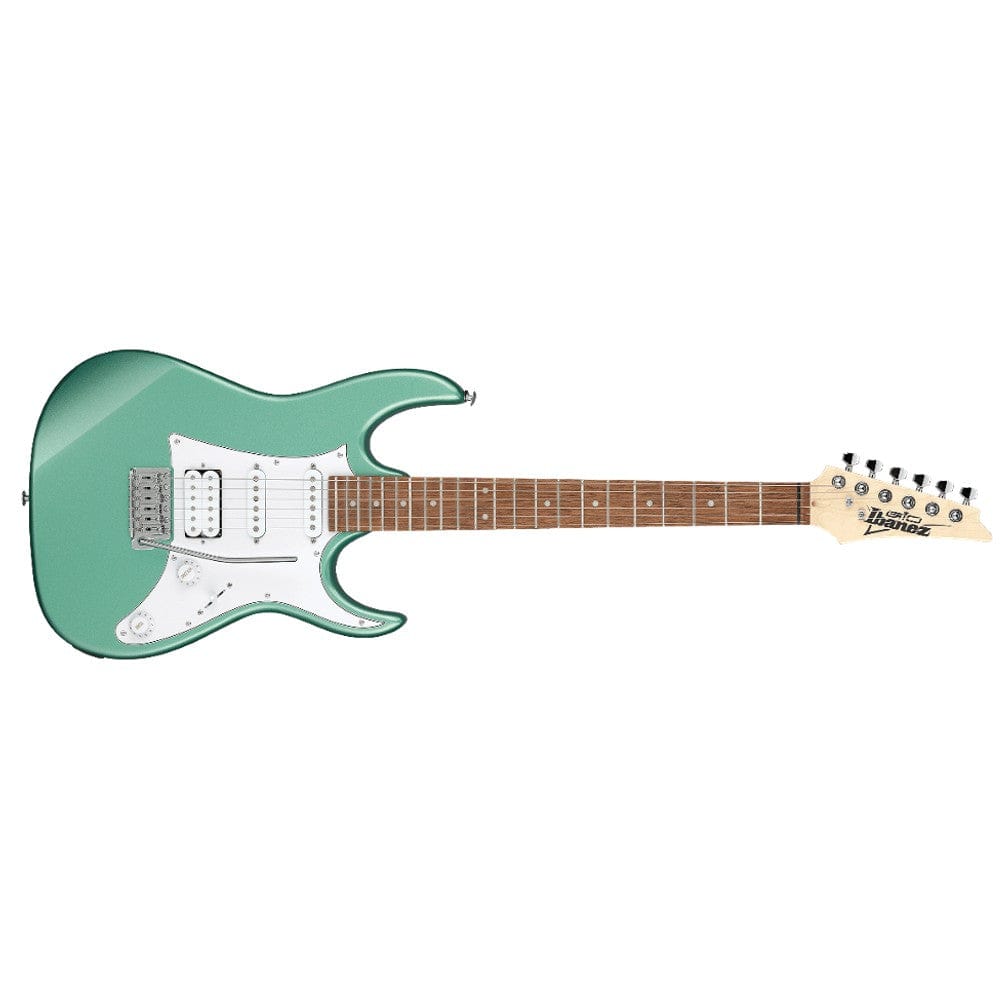 Ibanez Electric Guitars Bundles Ibanez GRX40 RG Gio Series Maple Neck 6 String Electric Guitar with Gigbag, Strap, Pick, Cable, Cloth and Tuner, Ebook #title_metallic-light-green