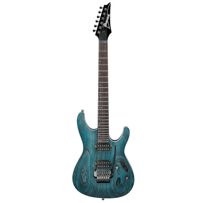 Ibanez Electric Guitars Cosmic Blue Flat Ibanez S520AH S Series 6 String Electric Guitar 