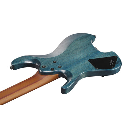 Ibanez Electric Guitars Cosmic Blue Low Gloss Ibanez Q547PB 7 String Headless Electric Guitar