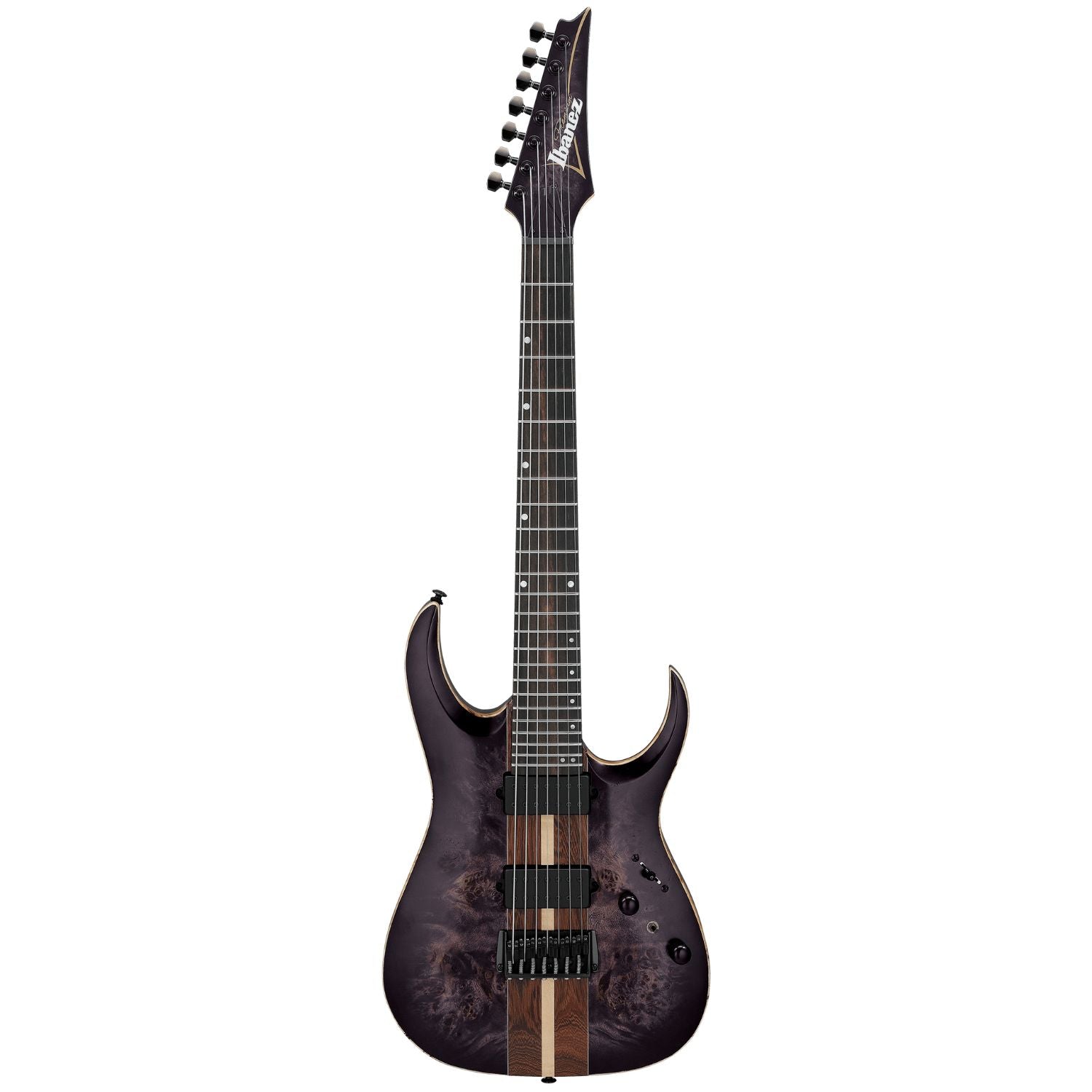 Ibanez Electric Guitars Deep Twilight Burst Low Gloss Ibanez RGA217PIPB 7 String Electric Guitar with Gigbag
