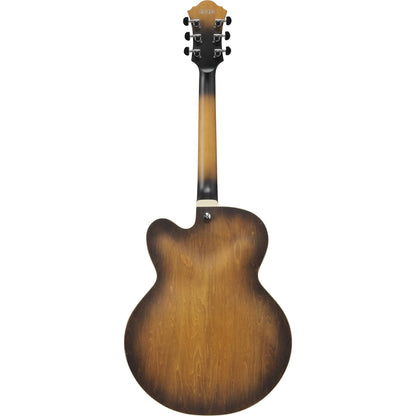 Ibanez Electric Guitars Ibanez Artcore AF55 Hollow-Body Electric Guitar - Tobacco Flat