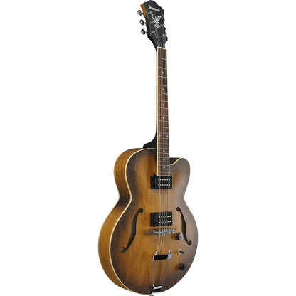 Ibanez Electric Guitars Ibanez Artcore AF55 Hollow-Body Electric Guitar - Tobacco Flat