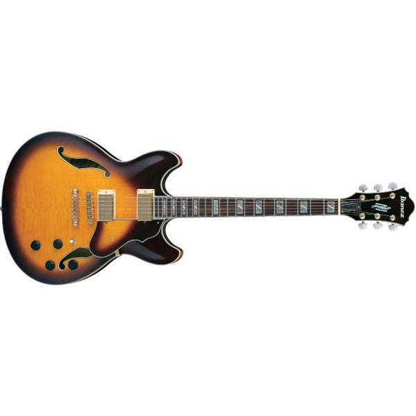 ibanez electric guitars ibanez as103 - vb holllowbody electric guitar