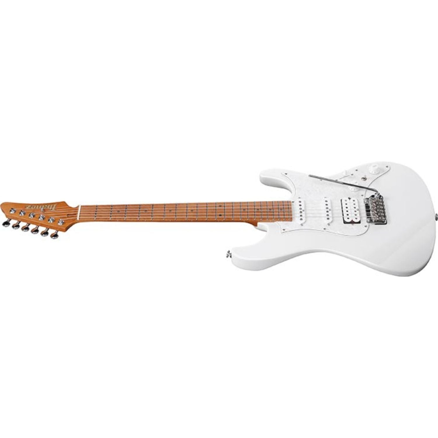 Ibanez Electric Guitars Ibanez AZ2204 Prestige 6 String Electric Guitar with Case #color_pearl-white