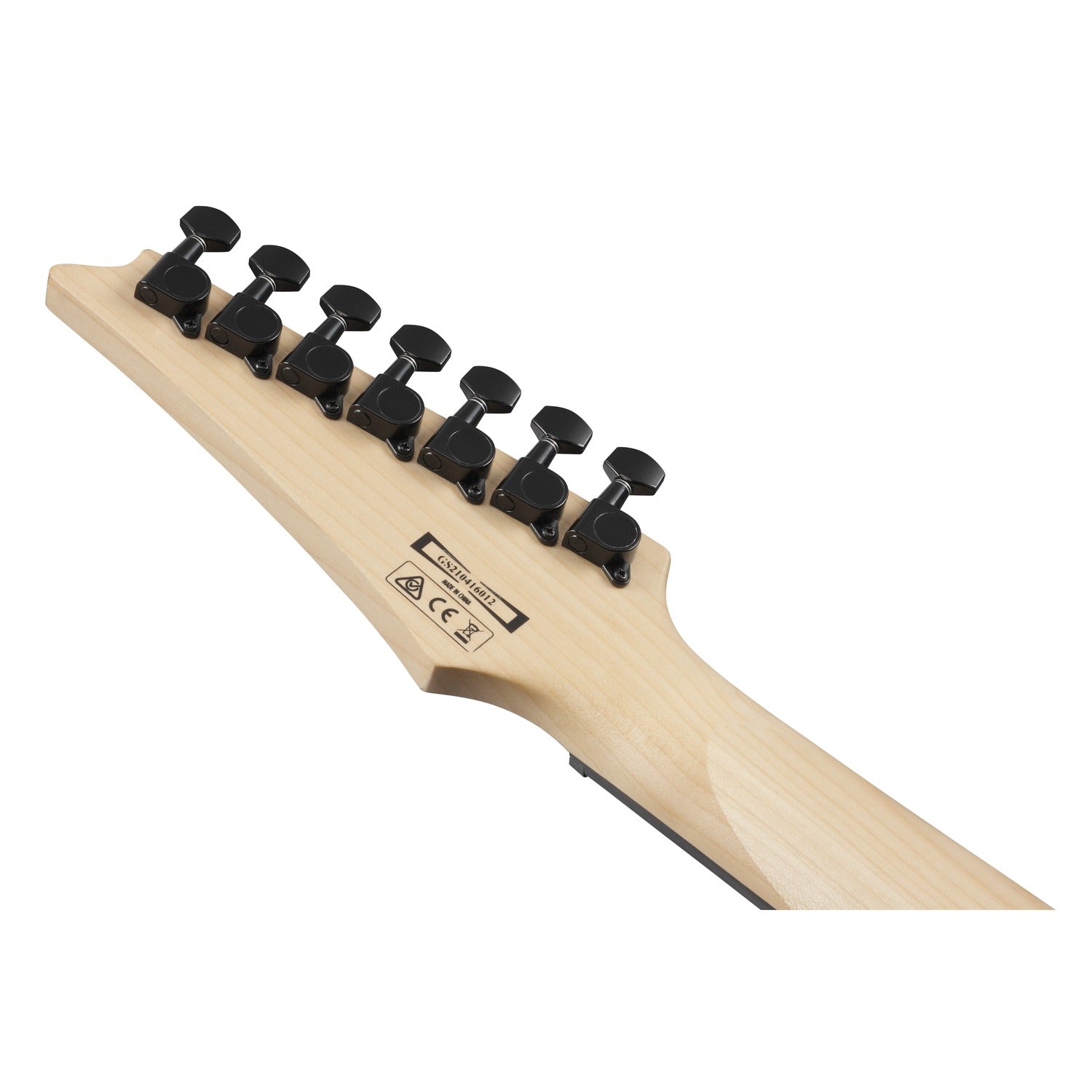 Ibanez Electric Guitars Ibanez GRG7221QA RG Series 7-String Electric Guitar - Transparent Black Sunburst