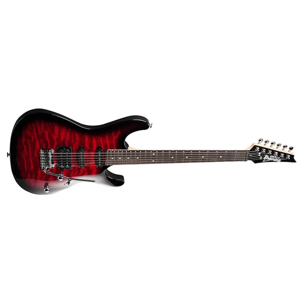 ibanez electric guitars ibanez gsa60qa sa gio series 6 string electric guitar   #color_transparent-red-burst