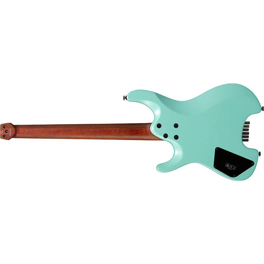 ibanez electric guitars ibanez q54 q series standard 6 string headless electric guitar#color_sea-foam-green-matte