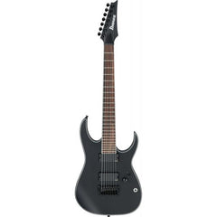 Ibanez Electric Guitars Ibanez RG Series Iron Label RGIR37BFE 7-String Electric Guitar - Black Flat