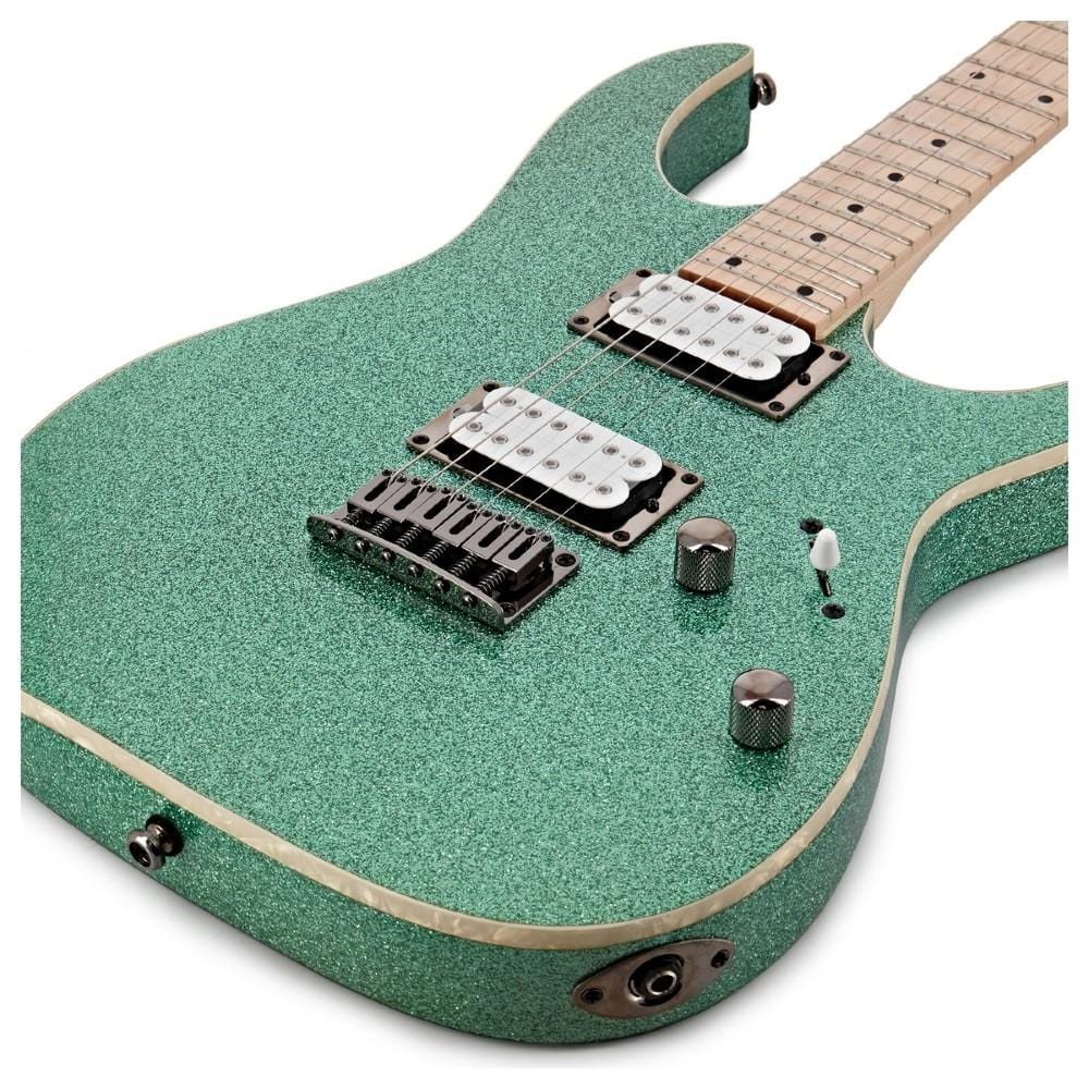 ibanez electric guitars ibanez rg421msp rg standard series 6 string electric guitar- turquoise spark