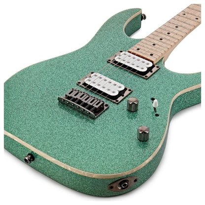 ibanez electric guitars ibanez rg421msp rg standard series 6 string electric guitar- turquoise spark