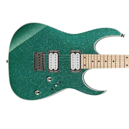 ibanez electric guitars ibanez rg421msp rg standard series 6 string electric guitar- turquoise spark