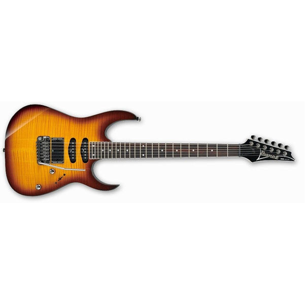 ibanez electric guitars ibanez rg460vfm electric guitar - brown burst