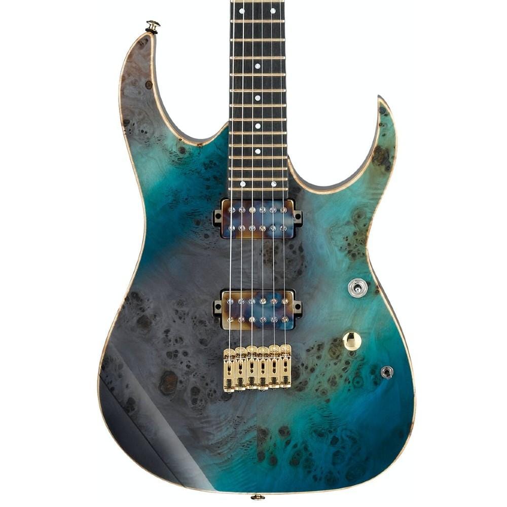 ibanez electric guitars ibanez rg6ppbfx tsr premium 6-strings electric guitar with bag- tropical seafloor