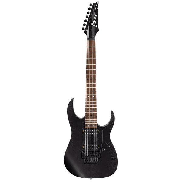 ibanez electric guitars ibanez rg7420z 7-string electric guitar - weathered black