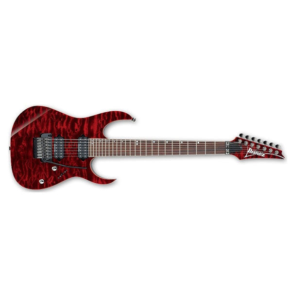 ibanez electric guitars ibanez rg927qmz premium electric guitar - red desert