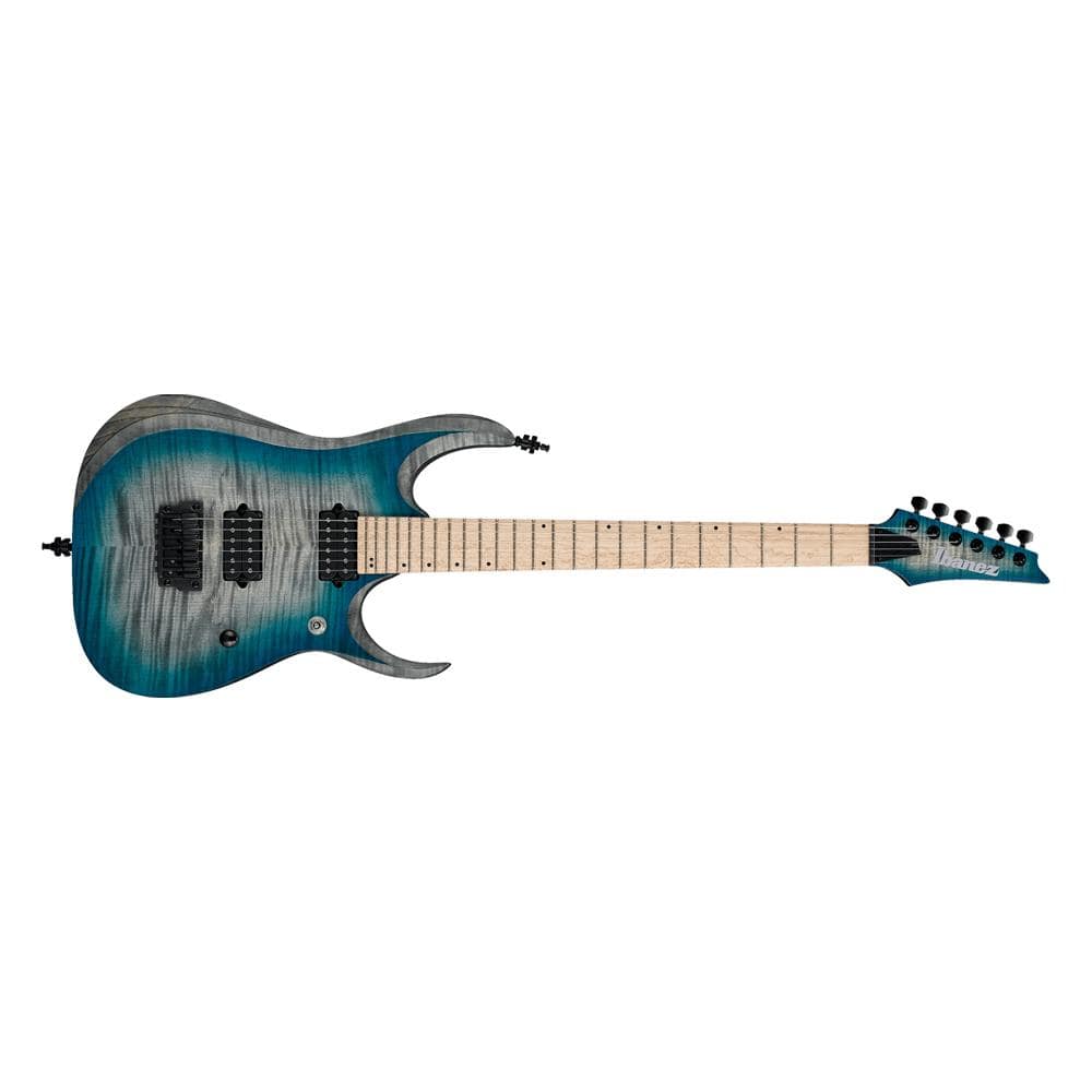 ibanez electric guitars ibanez rgd61al axiom label 6-string electric guitar - stained sapphire blue burst